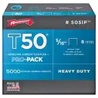 Main 1 - ARROW 5/16" T50 STAPLE PRO PACK 5000 CT (#505IP) - Arlington Coal & Lumber