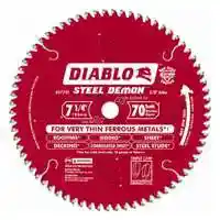 Main 2 - DIABLO 7-1/4" X 70TH CIRCULAR SAW BLADE STEEL DEMON (D0770FA) - Arlington Coal & Lumber