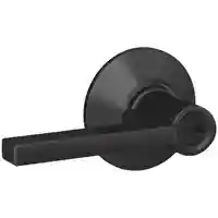 Main 1 - SCHLAGE F51AVLAT622 ENTRY LOCK LATITUDE LEVER K4  MATTE BLACK **VISUAL PACK** - Arlington Coal & Lumber