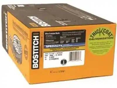 BOSTITCH C7R90BDG 2-1/4" X .090 GALV RING COIL SIDING NAIL 3.6M BX - Arlington Coal & Lumber