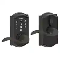 Main 1 - SCHLAGE FE695VCAMXACC716 "TOUCH" ENTRY ACCENT LEVER CAMELOT TRIM AGED BRONZE ** VISUAL PACK ** - Arlington Coal & Lumber