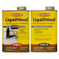 Main 2 - ABATRON 2-PINT LIQUID-WOOD EPOXY WOOD CONSOLIDANT KIT (1 PINT EACH A & B) - Arlington Coal & Lumber
