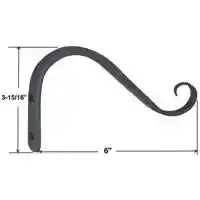 Main 2 - HANGING PLANT HOOK BLK 6" BLK 6" HANGING PLANT HOOK - Arlington Coal & Lumber