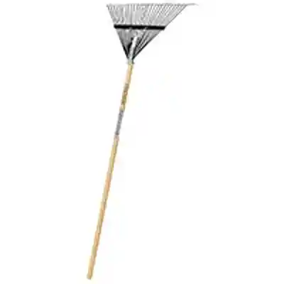 STEEL LEAF RAKE 26-TINE PRO RAKE LAWN/LEAF STEEL HDLE 54IN - Arlington Coal & Lumber