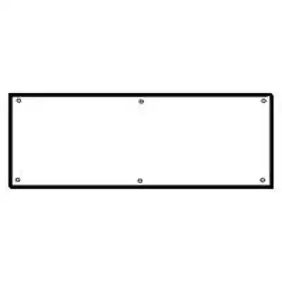 KICKPLATE SB8 X34 SAT NICKEL - Arlington Coal & Lumber