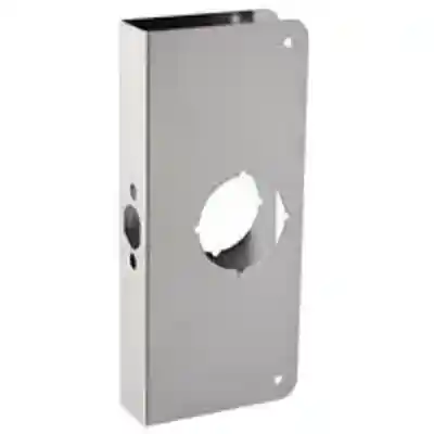 DOOR REINFORCER 4"WX9"L BR NKL - Arlington Coal & Lumber