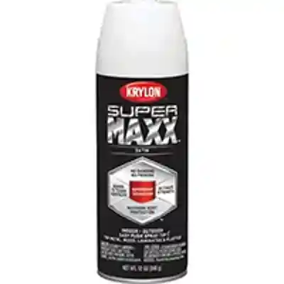 PAINT SPRAY SATIN N/PRIME WHT - Arlington Coal & Lumber