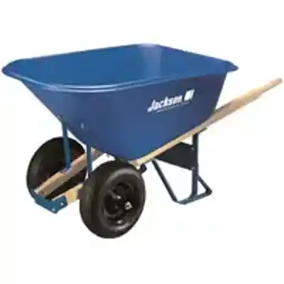JACKSON DUAL WHEEL10 CUFT WHEELBARROW (MODEL MP-1010) - Arlington Coal & Lumber