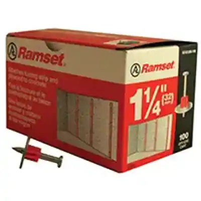 RAMSET 1-1/4" WASHERED DRIVE PIN 100CT (1510SD/00800) - Arlington Coal & Lumber