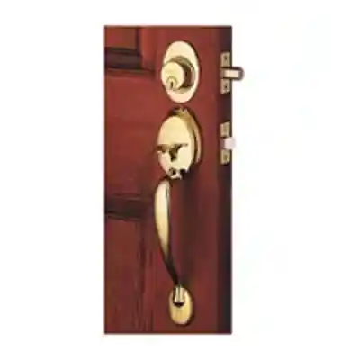 SCHLAGE F60VPLYPLY505  HANDLE SET 505 LIFETIME BRIGHT BRASS FINISH - Arlington Coal & Lumber