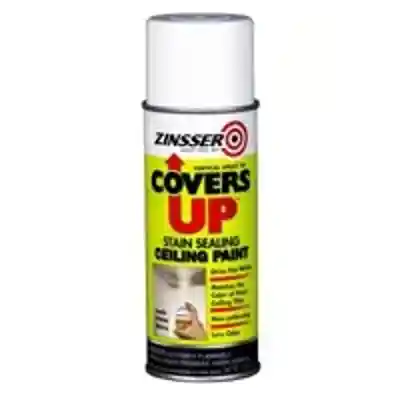 ZINSSER 13 OZ. SPRAY COVERS UP CEILING PAINT/PRIMER - Arlington Coal & Lumber