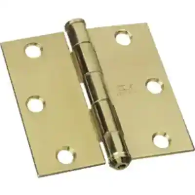 HINGE DOOR SLDBRS SQ 3IN BRS - Arlington Coal & Lumber