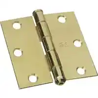 Main 1 - HINGE DOOR SLDBRS SQ 3IN BRS - Arlington Coal & Lumber