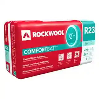 Main 1 - ROCKWOOL R-23 5-1/2" X 15-1/4" X 47" COMFORT-BATT; 39.8 SQFT/PKG (8/47" BATTS) #424001 - Arlington Coal & Lumber