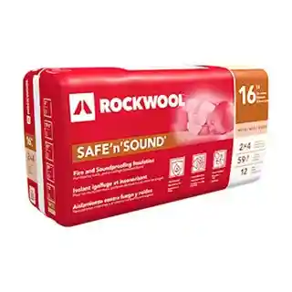 Main 1 - ROCKWOOL SAFE-N-SOUND 3" X 15-1/4" X 47" BATTS; 59.7 SQFT/PKG (12/47" BATTS) #250001 (R-11.7) - Arlington Coal & Lumber