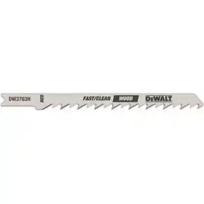 DW3703H JIG BLADE 4IN 6TPI 5PK 4IN 6TPI JIGSAW BLADE 5PK - Arlington Coal & Lumber