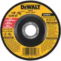 Main 2 - DW4518 METAL ABRAS WHEEL 4-1/2 - Arlington Coal & Lumber