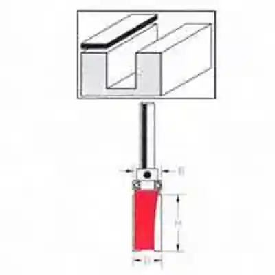 50-102 TOP BEARING FLUSH ROUTER BIT - Arlington Coal & Lumber