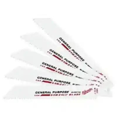 MILWAUKEE 6IN RECIPROCATING SAW BLADE 48-00-5091 - Arlington Coal & Lumber