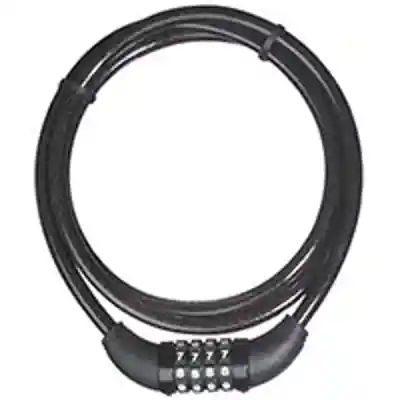 LOCK CABLE COMBO BLK 5FTX3/8IN - Arlington Coal & Lumber