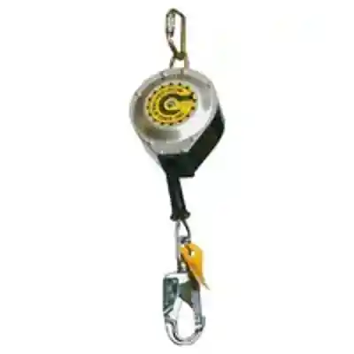 FALL PROTECTION SELF RETRACTING CABLE W/ CARABINER 30' SNAP HOOK TAG LINE - Arlington Coal & Lumber