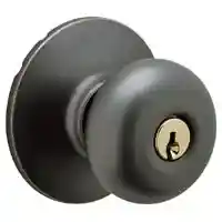 Main 1 - SCHLAGE F51AVPLY716 ENTRY LOCK PLYMOUTH KNOB K4 AGED BRONZE **VISUAL PACK** - Arlington Coal & Lumber