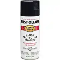 Main 2 - GLOSS BLACK SPRAY PAINT 12OZ  - Arlington Coal & Lumber