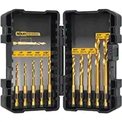 DEWALT 10 PC ASSORTED IMPACT DRILL BIT SET (DD5060) - Arlington Coal & Lumber