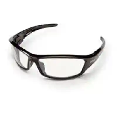 (SR111AR) RECLUSE BLACK W/CLEAR LENS EDGE SAFETY GLASSES  - Arlington Coal & Lumber