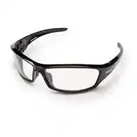 Main 1 - (SR111AR) RECLUSE BLACK W/CLEAR LENS EDGE SAFETY GLASSES  - Arlington Coal & Lumber