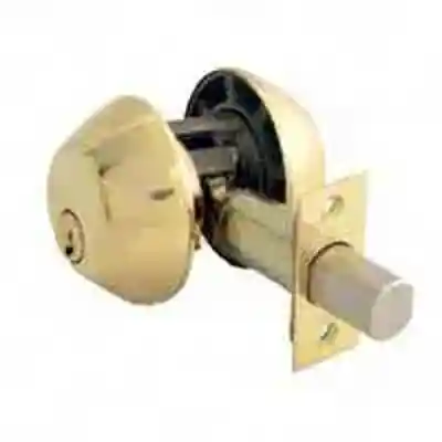 2-CYLINDER DEADBOLT K4 LT BRSS - Arlington Coal & Lumber