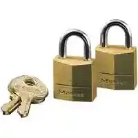 Main 1 - PADLOCK BRASS 7/16IN VRTCLR KA - Arlington Coal & Lumber