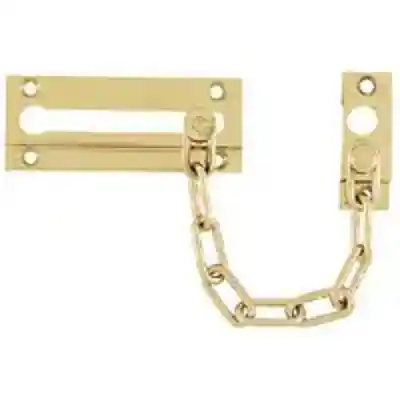 DOOR GUARD CHAIN SOLID BRS BB - Arlington Coal & Lumber