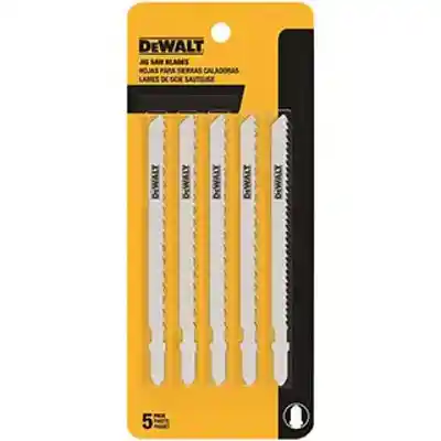 DW3753-5 JIGSAW BLADE 4" 6TPI 4IN 6TPI JIGSAW BLADE 5PK - Arlington Coal & Lumber