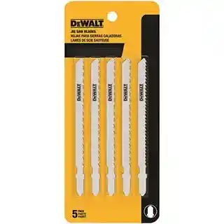 Main 1 - DW3753-5 JIGSAW BLADE 4" 6TPI 4IN 6TPI JIGSAW BLADE 5PK - Arlington Coal & Lumber