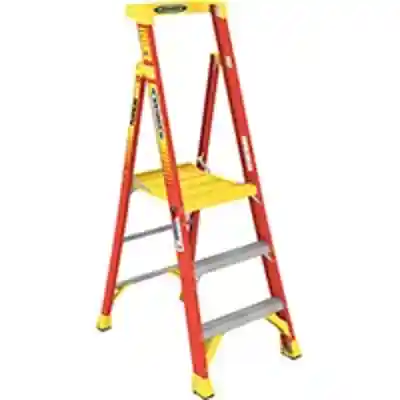 WERNER 3 FT. PODIUM LADDER 300 LB TYPE 1-A  (MODEL #PD-6203) - Arlington Coal & Lumber