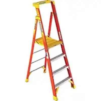 WERNER 4 FT. PODIUM LADDER 300 LB TYPE 1-A  (MODEL PD-6204) - Arlington Coal & Lumber