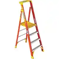 Main 1 - WERNER 4 FT. PODIUM LADDER 300 LB TYPE 1-A  (MODEL PD-6204) - Arlington Coal & Lumber