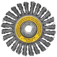 Main 1 - WHEEL BRSH CBL TWIST WIRE 4IN - Arlington Coal & Lumber