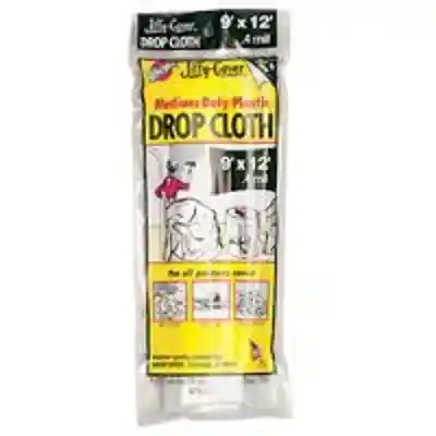 WARP BROS 9 X 12 FT .4MIL PLASTIC DROP CLOTH (PC-72) BLACK - Arlington Coal & Lumber