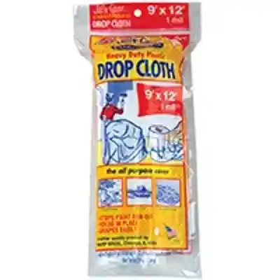 WARP BROS 9 X 12 FT 1MIL PLASTIC DROP CLOTH (EC-912) RED - Arlington Coal & Lumber