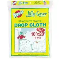 Main 1 - WARP BROS 10 X 20 FT 1MIL PLASTIC DROP CLOTH (JC-1020) GREEN - Arlington Coal & Lumber