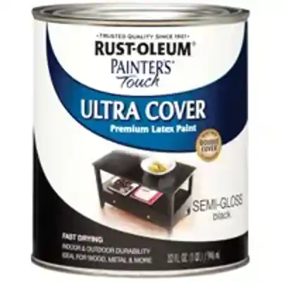 PAINT ACRYLIC SG BLACK 1/2PT - Arlington Coal & Lumber