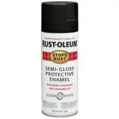 SEMI GLOSS BLACK SPRAY PAINT 12OZ - Arlington Coal & Lumber