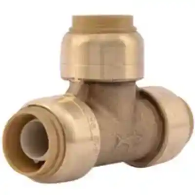 SHARKBITE TUBE TEE 1/2 X 1/2 IN RUN PUSH-FIT RUN CONNECTION 1/2 IN BRANCH PUSH-FIT BRANCH CONNECTION (U362LFA) - Arlington Coal & Lumber