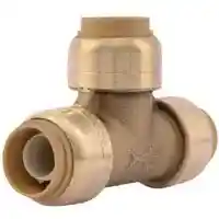 Main 1 - SHARKBITE TUBE TEE 1/2 X 1/2 IN RUN PUSH-FIT RUN CONNECTION 1/2 IN BRANCH PUSH-FIT BRANCH CONNECTION (U362LFA) - Arlington Coal & Lumber