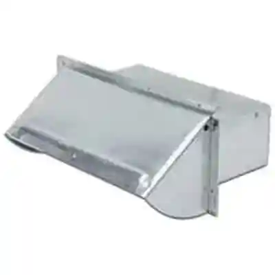 LAMBRO WALLCAP W/DAMPER ALUM WHT (106R) - Arlington Coal & Lumber