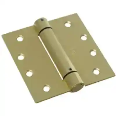 HINGE DOOR STL SPRNG 4IN BRS - Arlington Coal & Lumber