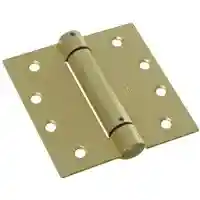 Main 1 - HINGE DOOR STL SPRNG 4IN BRS - Arlington Coal & Lumber