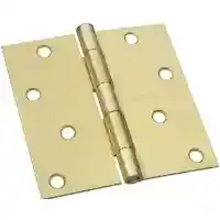 Main 1 - HINGE DOOR SQ 4X4IN SAT BRS - Arlington Coal & Lumber